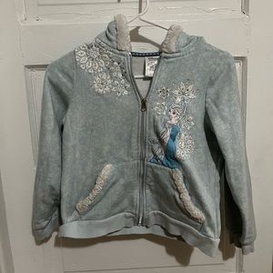 Disney Frozen zip up sweatshirt size 10